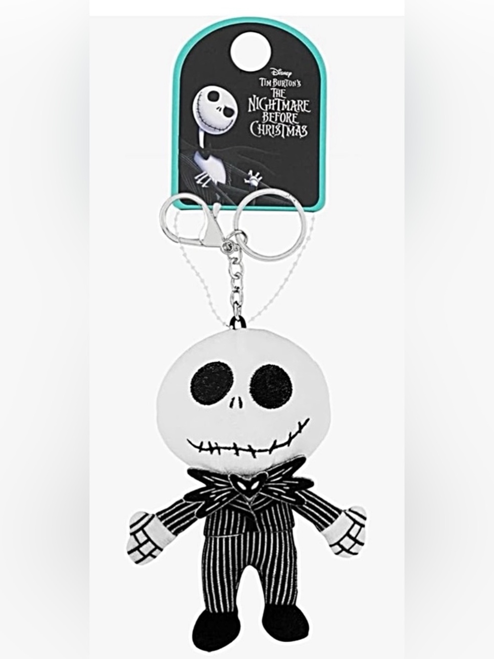 🆕 The Nightmare Before Christmas Jack Skellington Keychain 💀